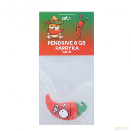 Setty Pendrive 8GB Papryka PND-05