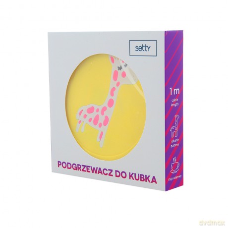 Setty Podgrzewacz do kubka Żyrafa USB PDK-03