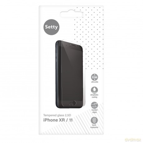 Setty szkło hartowane 2,5 D do iPhone XR / 11