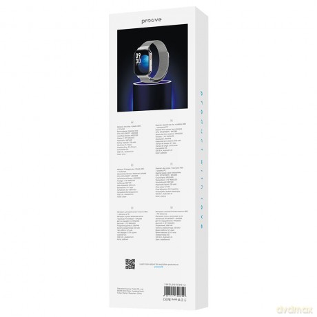 Smartwatch Proove Elysium srebrny błyszczący