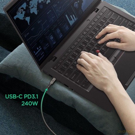 Spigen Kabel ArcWire PB2203 Type-C PD240W 120cm Czarny