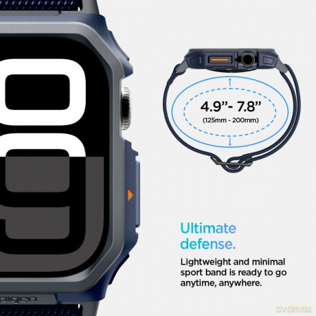 Spigen Nakładka Lite Fit ";Pro"; do Apple Watch 10 (46mm) Granatowa