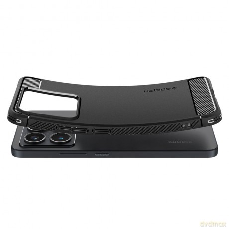 Spigen Nakładka Rugged Armor do Xiaomi 14T Pro Czarna Matowa