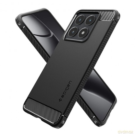Spigen Nakładka Rugged Armor do Xiaomi 14T Pro Czarna Matowa