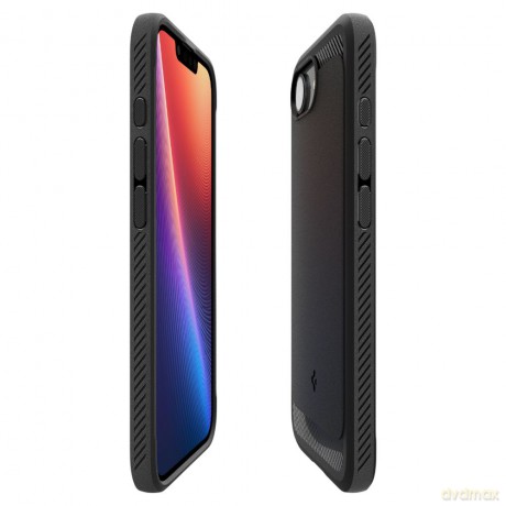 Spigen nakładka Rugged Armor Mag MagSafe do iPhone 16E Czarna Matowa