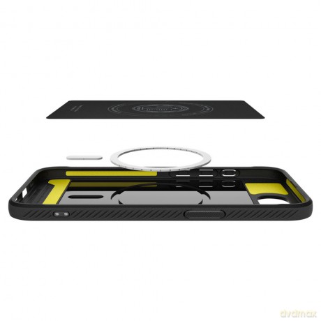 Spigen nakładka Rugged Armor Mag MagSafe do iPhone 16E Czarna Matowa
