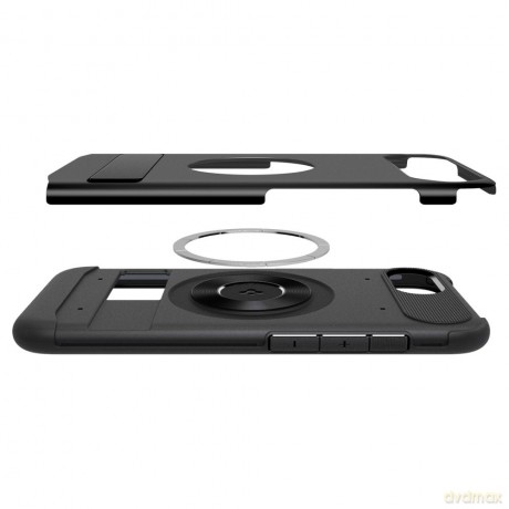 Spigen nakładka Slim Armor Mag MagSafe do iPhone 16E Czarna