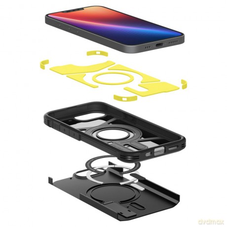 Spigen nakładka Tough Armor Mag MagSafe do iPhone 16E Czarna