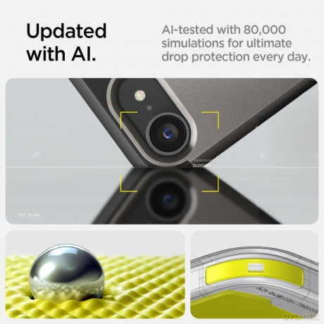 Spigen nakładka Tough Armor Mag MagSafe do iPhone 16E Gunmetal