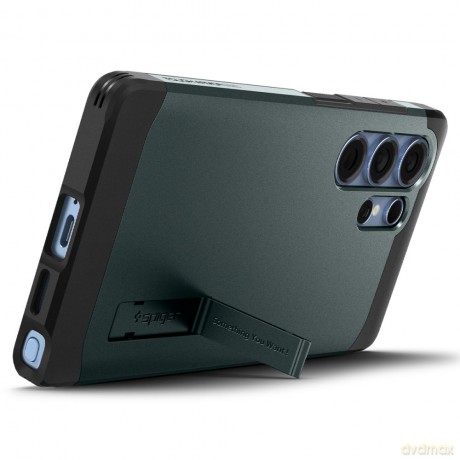 Spigen nakładka Tough Armor MagSafe do Samsung Galaxy S25 Ultra Zielona Otchłań