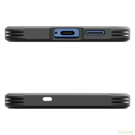 Spigen nakładka Tough Armor MagSafe do Samsung Galaxy S25+ Szara Metaliczna