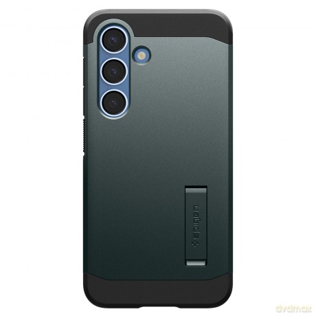 Spigen nakładka Tough Armor MagSafe do Samsung Galaxy S25+ Zielona Otchłań