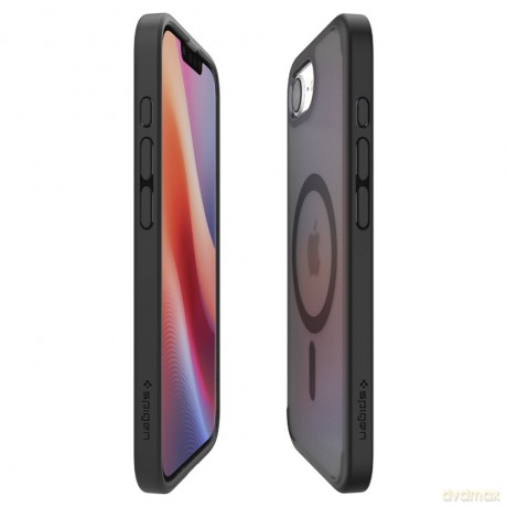 Spigen nakładka Ultra Hybrid Mag MagSafe do iPhone 16E Półprzezroczysta Czarna
