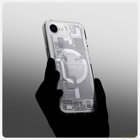 Spigen nakładka Ultra Hybrid Mag MagSafe do iPhone 16E Zero One Biała
