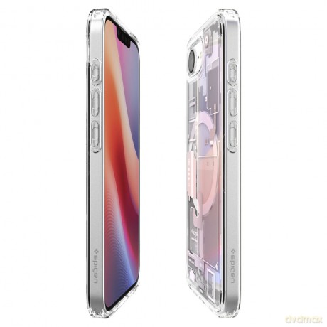 Spigen nakładka Ultra Hybrid Mag MagSafe do iPhone 16E Zero One Biała