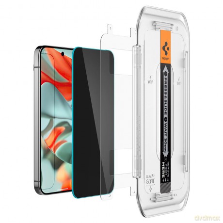 Spigen Szkło prywatyzujące Glas.tR ";EZ Fit"; 2-Pack do Google Pixel 9 Pro XL Prywatyzujące