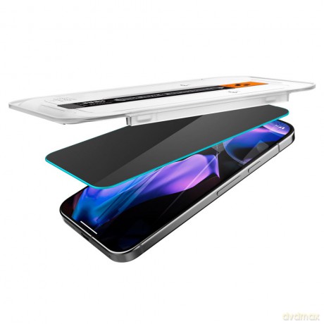 Spigen Szkło prywatyzujące Glas.tR ";EZ Fit"; 2-Pack do Google Pixel 9 Pro XL Prywatyzujące