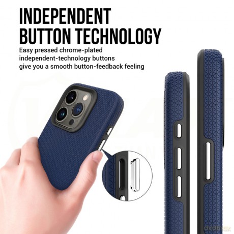 Vmax nakładka Triangle Case do iPhone 16 Pro 6,3"; granatowa