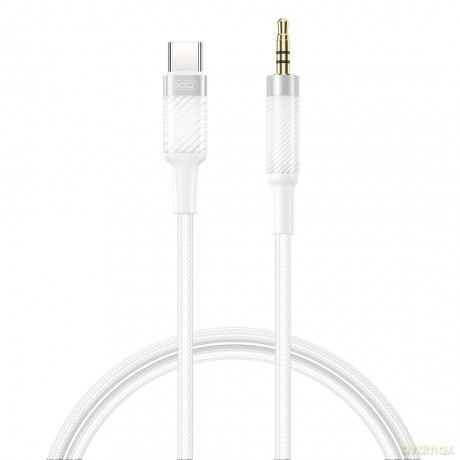 XO kabel audio NB-R279B USB-C - jack 3,5mm 1,0m biały