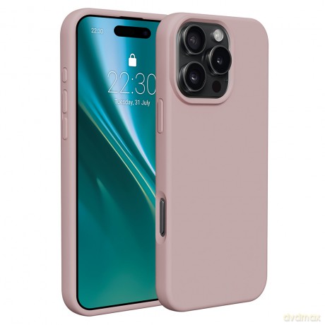 Nakładka Etteri Silicone Case do iPhone 16 Pro 6,3" jasnoróżowa 
