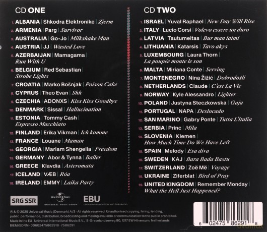 Eurovision Song Contest Basel 2025 [2CD]