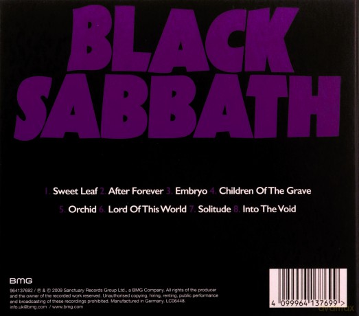 Black Sabbath: Master Of Reality (digisleeve) [CD]