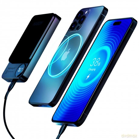 Accessories - 3mk HARDY MagSynergy Ni+ 5,000mAh 22.5W USB 1C1L-Black