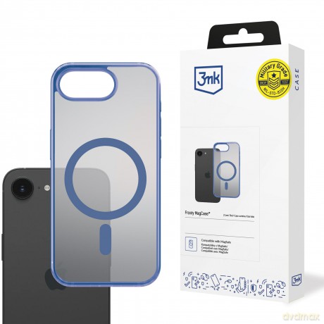 Apple iPhone 16E - 3mk Frosty MagCase Blue