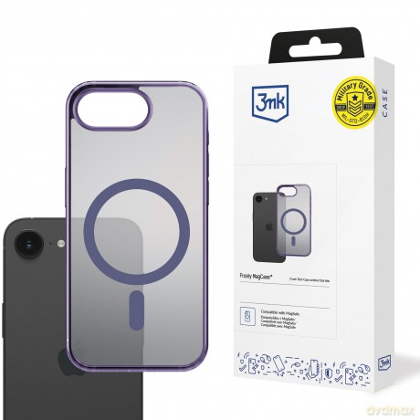 Apple iPhone 16E - 3mk Frosty MagCase Purple