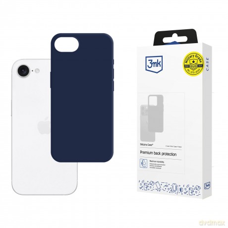 Apple iPhone 16E - 3mk Silicone Case Dark Navy