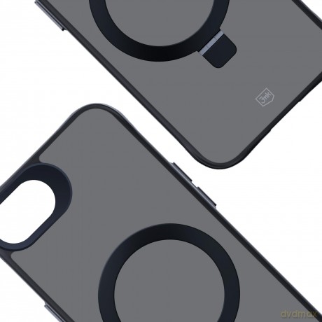 Apple iPhone 16E - 3mk Smoke Case Mag&Stand