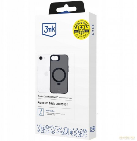 Apple iPhone 16E - 3mk Smoke Case Mag&Stand