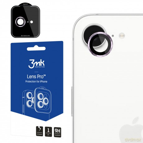 Apple iPhone SE4/16E - 3mk Lens Protection Pro Purple