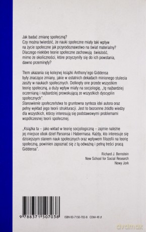 Stanowienie społeczeństwa [KSIĄŻKA]