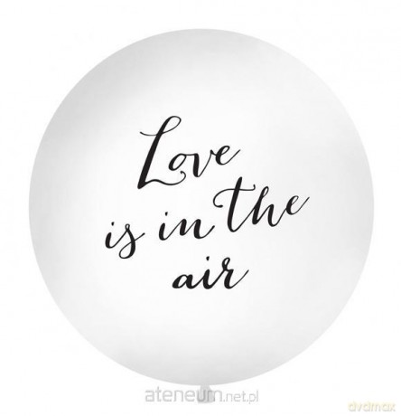 Balon Love is in the air 1m biały