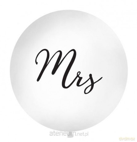 Balon Mrs 1m biały