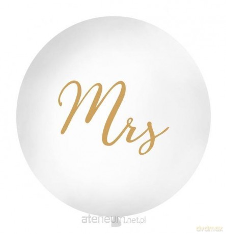Balon Mrs 1m biały