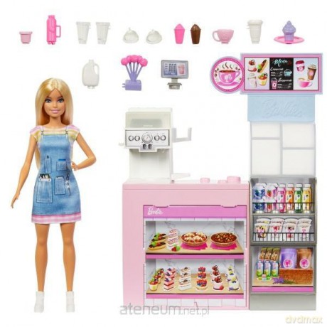 Barbie Kawiarnia Zestaw z lalką baristką