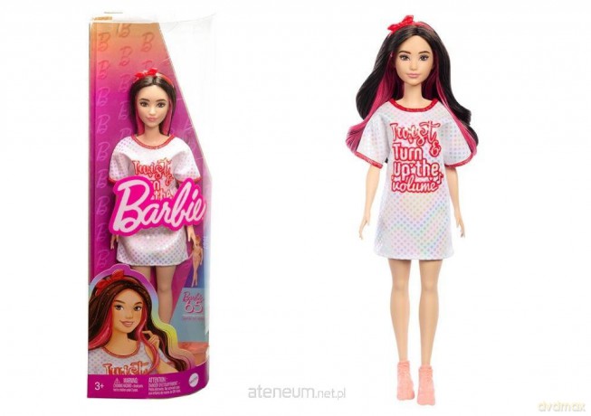 Barbie lalka Fashionistas sukienka w kropki twisty
