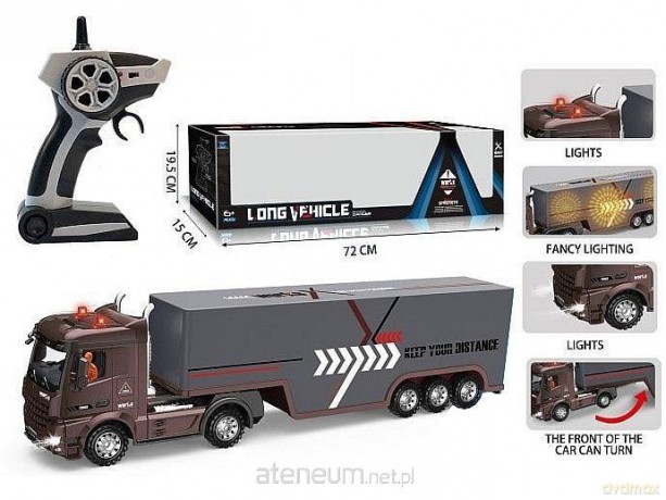 Ciężarówka kontenerem światło i dźwięk R/C
