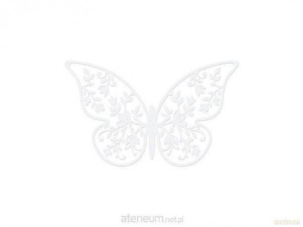 Dekoracje papierowe Motyl 6,5x4cm 10szt