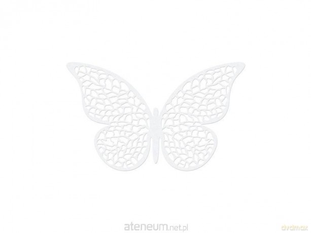 Dekoracje papierowe Motyl 6,5x4cm 10szt