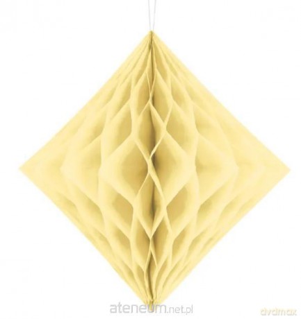 Diament bibułowy kremowy 30cm