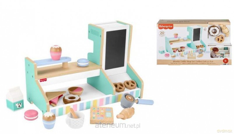 Fisher-Price. Drewniana kawiarenka