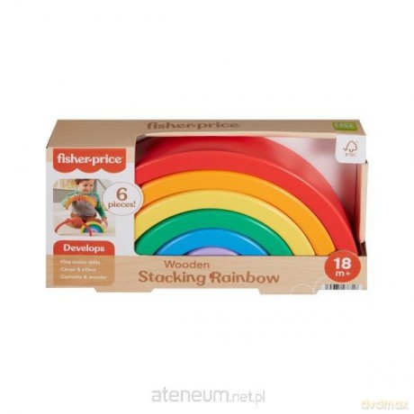 Fisher-Price. Drewniana tęcza do układania