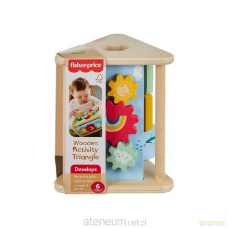Fisher-Price. Drewniany trójkąt aktywizujący
