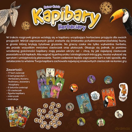 Gra rodzinna Kapibary Herbaciary [GRA PLANSZOWA]