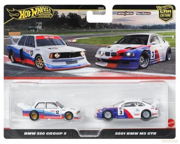 Hot Wheels 2-pak Samochodziki Premium JBK99