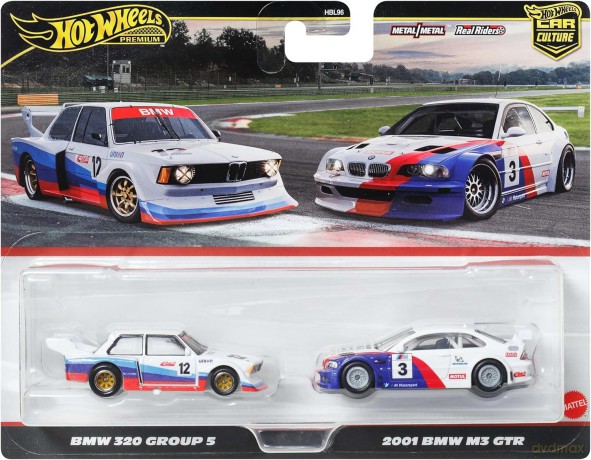 Hot Wheels 2-pak Samochodziki Premium JBK99