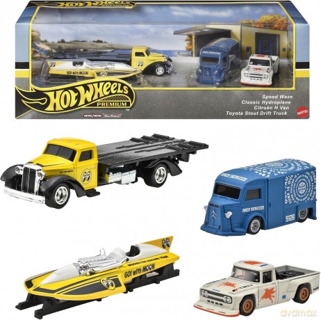 Hot Wheels Premium Zestaw Real Riders HRT51